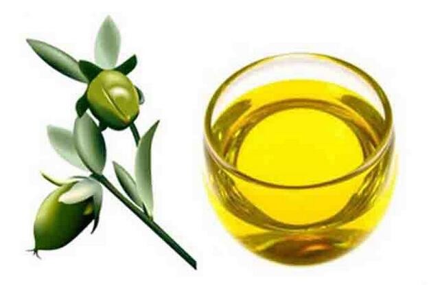 Pour cent d'huile de 100% d'huile pressée à froid pure de jojoba pour les cheveux et la peau